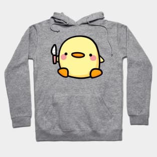 Duck with a knife Hoodie